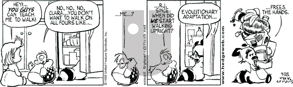 Over the Hedge on Tuesday April 28, 1998 Comic Strip