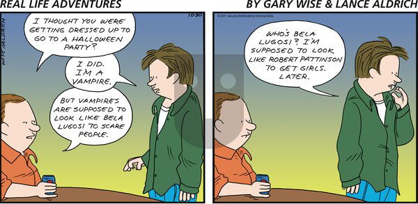 Real Life Adventures - Sunday October 30, 2011 Comic Strip