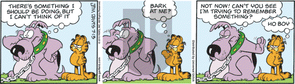 Garfield - Tuesday July 13, 2010 Comic Strip