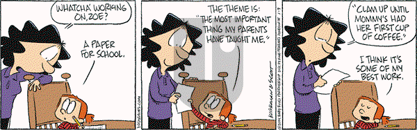 Baby Blues on Thursday January 9, 2014 Comic Strip