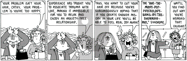 Cathy Classics on Tuesday July 12, 1994 Comic Strip