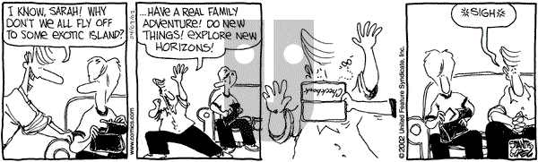 The Buckets on Wednesday April 3, 2002 Comic Strip