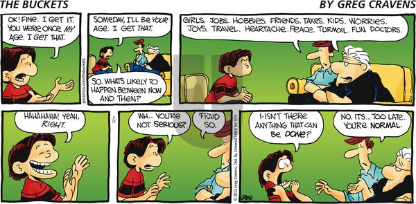 The Buckets on Sunday August 19, 2012 Comic Strip