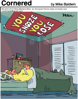 Cornered - Tuesday October 12, 2010 Comic Strip