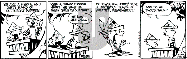 Calvin and Hobbes - Thursday January 9, 1986 Comic Strip
