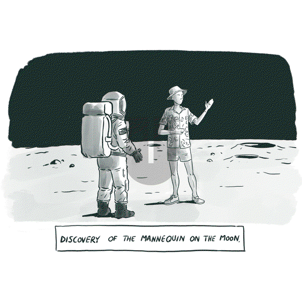 Mannequin on the Moon - Monday February 22, 2021 Comic Strip