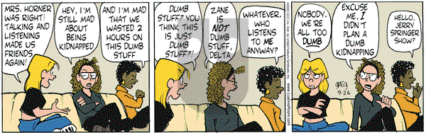 Luann on Friday September 26, 2003 Comic Strip