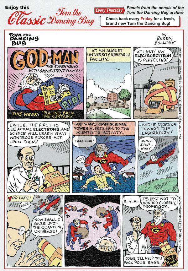 Tom the Dancing Bug on Thursday May 2, 2013 Comic Strip