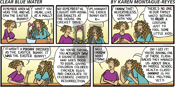 Clear Blue Water on Sunday March 27, 2005 Comic Strip