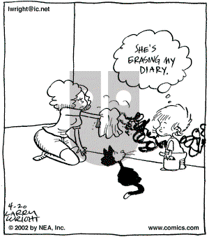 Kit 'N' Carlyle on Saturday April 20, 2002 Comic Strip