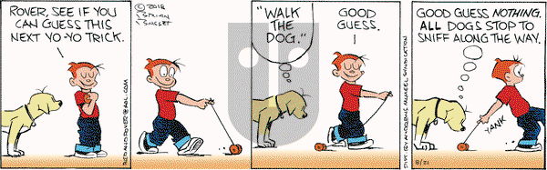 Red and Rover on Tuesday August 21, 2018 Comic Strip