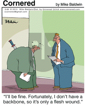 Cornered on Thursday February 26, 2015 Comic Strip
