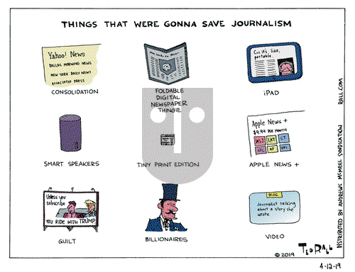 Ted Rall on Friday April 12, 2019 Comic Strip