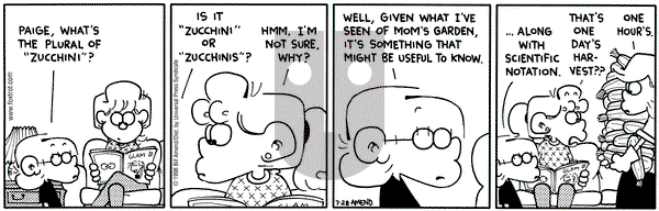 FoxTrot on Tuesday July 28, 1998 Comic Strip