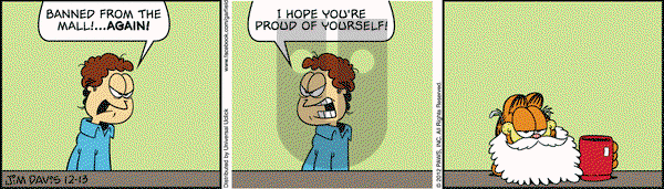 Garfield on Thursday December 13, 2012 Comic Strip