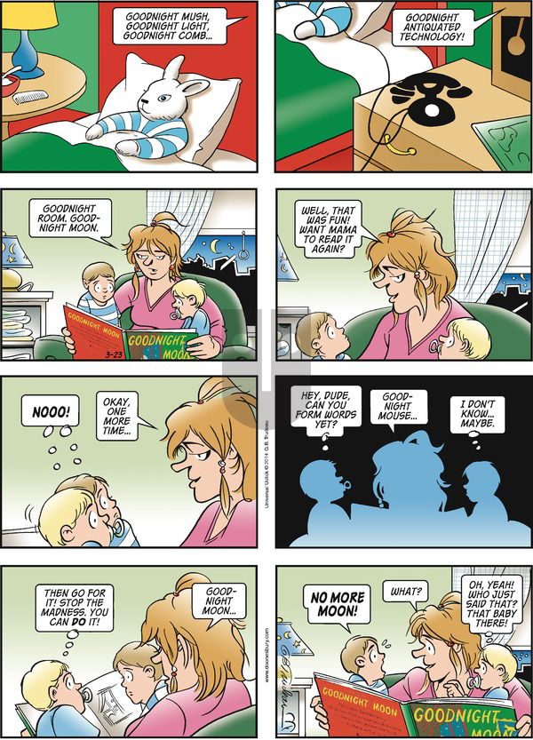 Doonesbury on Sunday March 23, 2014 Comic Strip