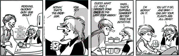 Doonesbury on Wednesday February 7, 1990 Comic Strip