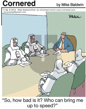 Cornered on Monday July 16, 2012 Comic Strip