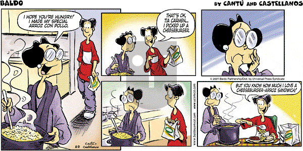 Baldo - Sunday November 11, 2001 Comic Strip