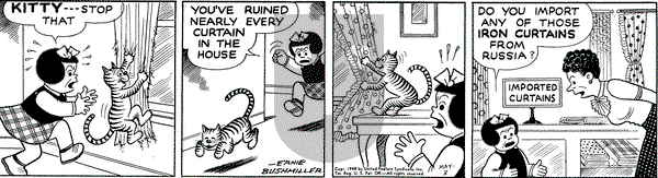 Nancy on Monday May 3, 1948 Comic Strip