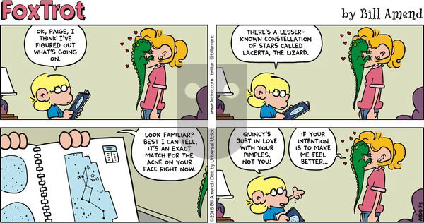 FoxTrot on Sunday May 8, 2016 Comic Strip