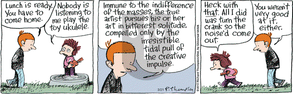Cul de Sac on Saturday March 21, 2015 Comic Strip