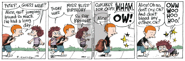 Cul de Sac on Tuesday September 11, 2012 Comic Strip