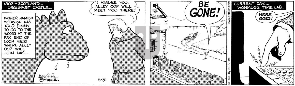Alley Oop - Saturday May 31, 2003 Comic Strip