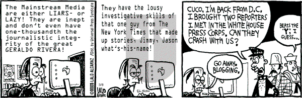 La Cucaracha on Thursday March 31, 2005 Comic Strip