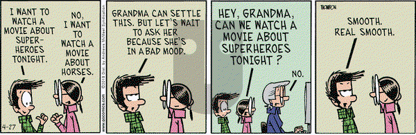 Grand Avenue on Friday April 27, 2018 Comic Strip