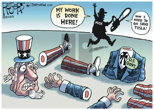 Rob Rogers on Thursday May 1, 2025 Comic Strip
