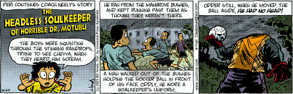 Cleats - Friday October 24, 2003 Comic Strip