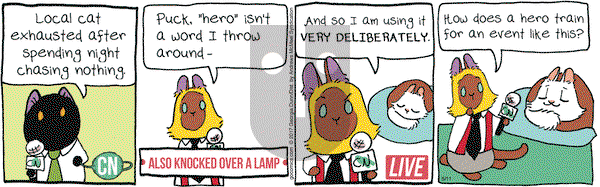 Breaking Cat News on Thursday May 11, 2017 Comic Strip