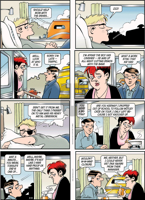 Doonesbury - Sunday March 14, 2010 Comic Strip