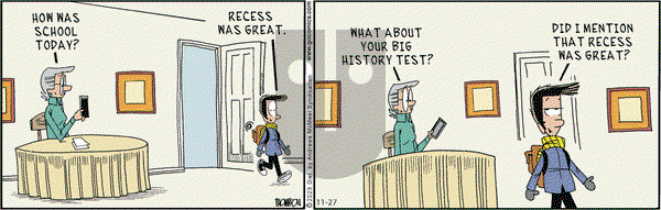 Grand Avenue on Monday November 27, 2023 Comic Strip