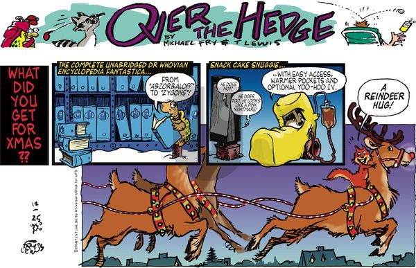 Over the Hedge on Sunday December 25, 2016 Comic Strip