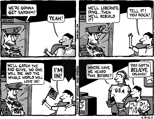 Ted Rall on Thursday September 19, 2002 Comic Strip