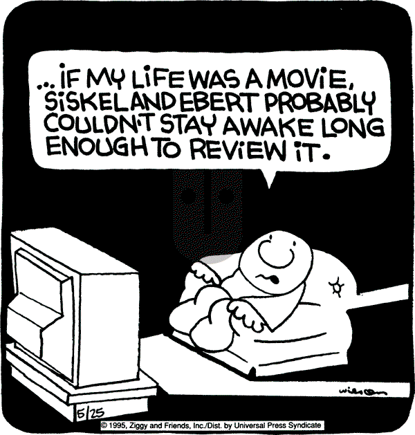 Ziggy - Thursday May 25, 1995 Comic Strip