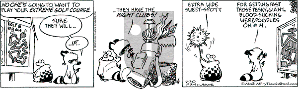 Over the Hedge on Saturday July 20, 1996 Comic Strip
