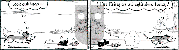 Fred Basset on Monday June 8, 2009 Comic Strip
