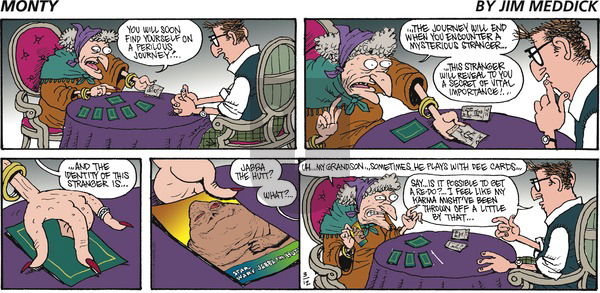 Monty on Sunday March 12, 2017 Comic Strip