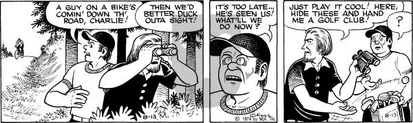 Alley Oop on Tuesday August 13, 1974 Comic Strip