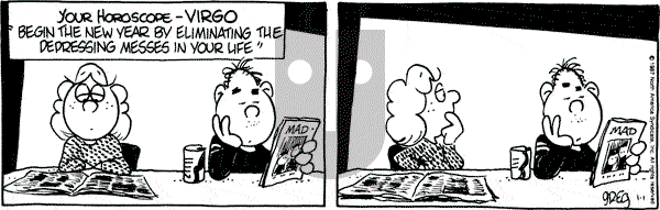 Luann on Thursday January 1, 1987 Comic Strip