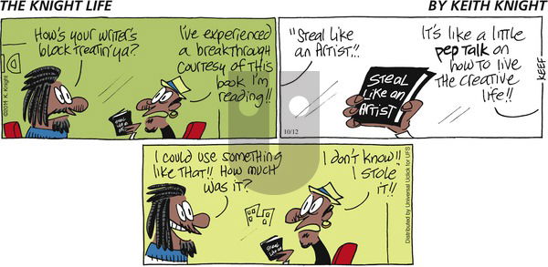 The Knight Life on Sunday October 12, 2014 Comic Strip