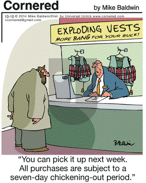 Cornered on Friday October 10, 2014 Comic Strip