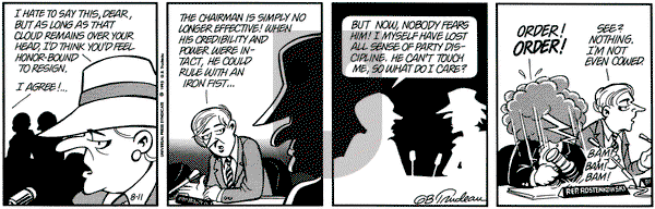 Doonesbury on Wednesday August 11, 1993 Comic Strip