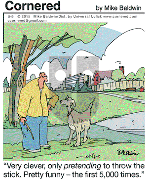 Cornered on Saturday May 9, 2015 Comic Strip
