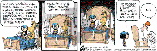 Non Sequitur on Thursday December 25, 2014 Comic Strip