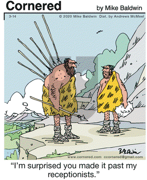 Cornered on Saturday March 14, 2020 Comic Strip