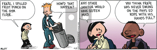 Frazz on Thursday April 2, 2015 Comic Strip